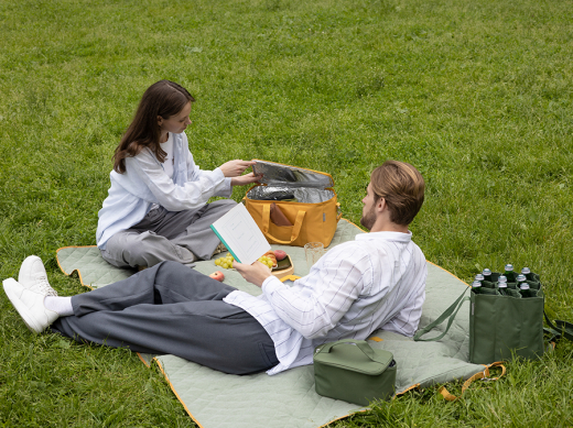 Сумка для бутылок Smart Picnic, темно-зеленая