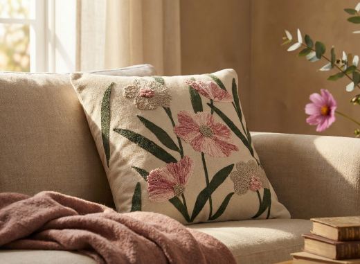 Подушка декоративная Summer garden из коллекции Ethnic, 45х45 см