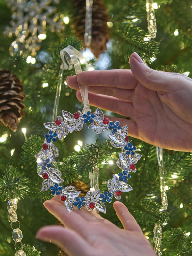 Набор елочных украшений Christmas diamonds из коллекции New Year Essential, 4 шт.