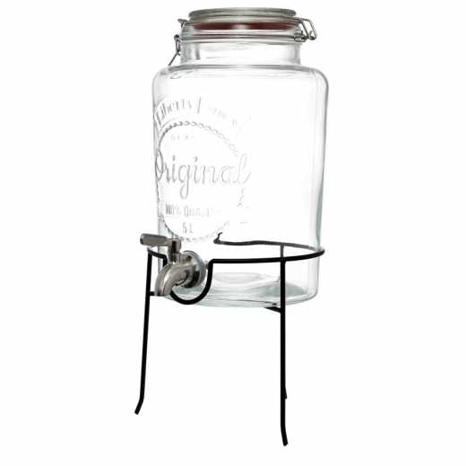 Диспенсер для напитков с подставкой Maison Jar, 5 л
