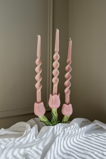 Подсвечник Floret для трех свечей из коллекции Blossom, 20 см