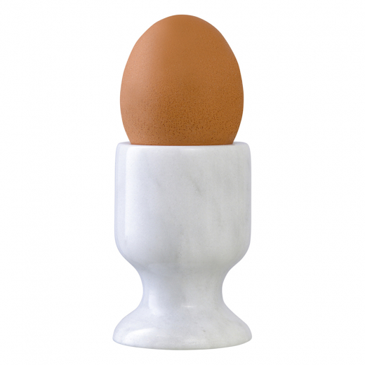 Набор подставок для яиц Marm, Ø5х7,4 см, белый мрамор, 2 шт.