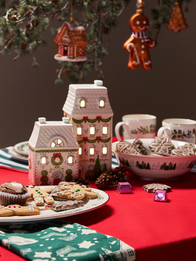 Блюдо сервировочное Nordic winter из коллекции New Year Essential, 34,6х24 см