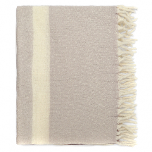 Плед мохеровый Over Horizon цвета марсала из коллекции Trendy Ruffles, 130х180 см