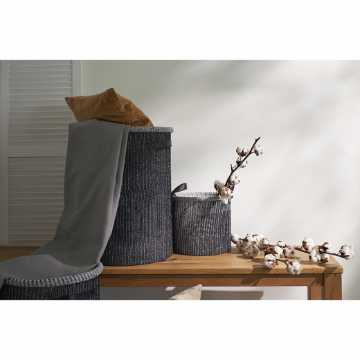 Корзина для хранения Sustainable collection, Ø42х55 см, черная