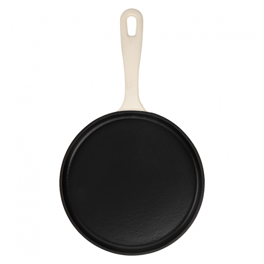 Сковорода блинная чугунная Ø24 см из коллекции "Шеффилд", молочная