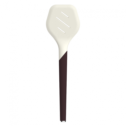 Лопатка с прорезями SmartChef, 32 см, бежевая/бордовая