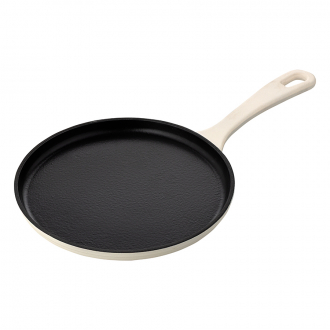 Сковорода блинная чугунная Ø24 см из коллекции "Шеффилд", молочная