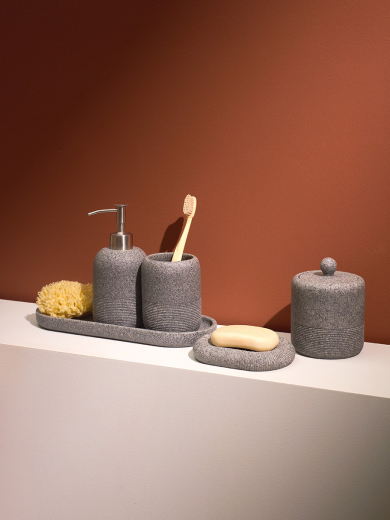 Стакан для зубных щеток Loup, графитовый