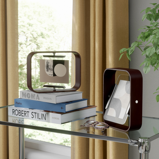 Фоторамка двусторонняя Bellwood, 16х22 см, состаренный орех