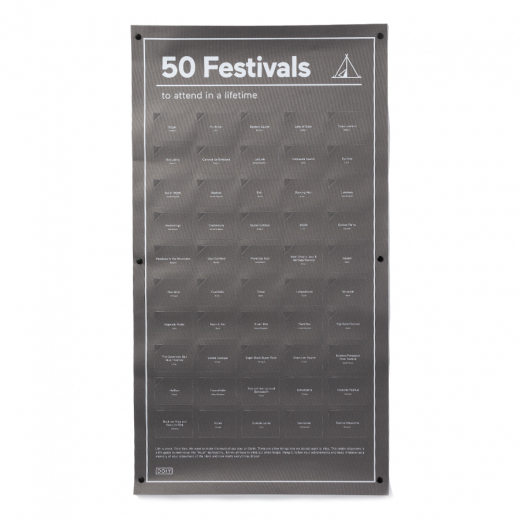 Постер «50 фестивалей, которые нужно посетить в жизни»