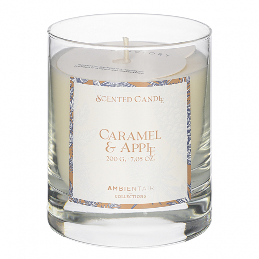 Свеча ароматическая Gifting, Caramel&Apple (новая), 40 ч