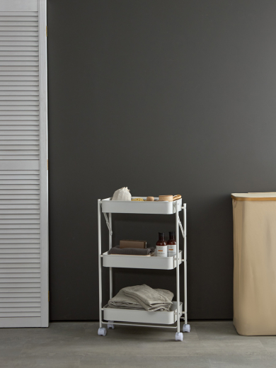 Этажерка 3-х ярусная Smart Cart, белая