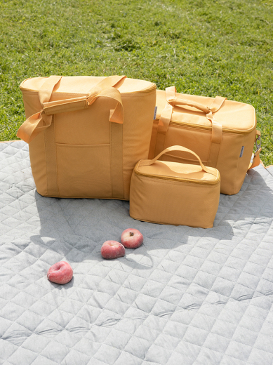 Термосумка для ланч-бокса/косметики/лекарств Smart Picnic, S, горчичная