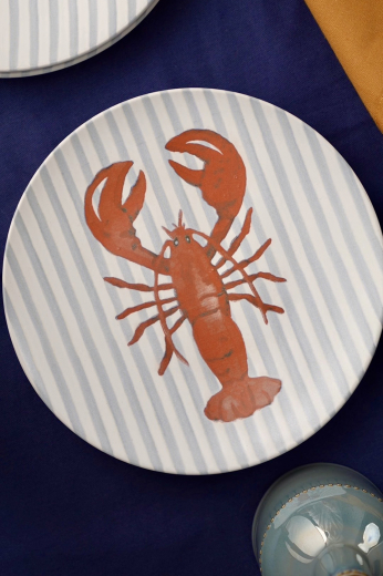 Набор из четырех тарелок Aquarium из коллекции Sea treasures, Ø21,5 см