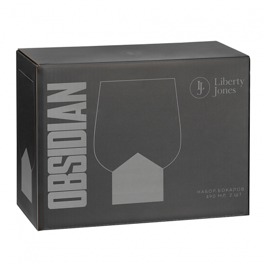 Набор бокалов Obsidian, 490 мл, 2 шт.