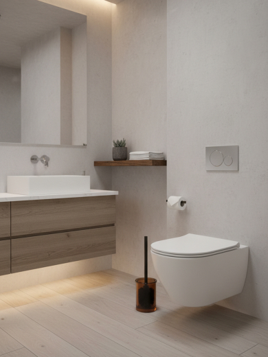 Ершик для унитаза Amber, темно-янтарный