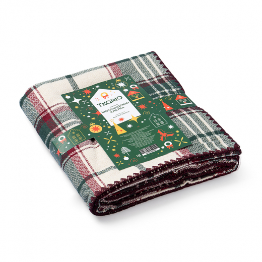 Скатерть Шотландская клетка из коллекции New Year Essential, 150x250см