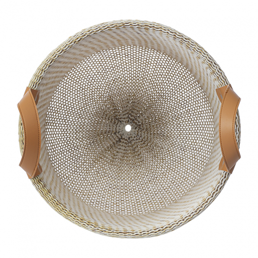 Корзина для хранения Sustainable collection, Ø32х28 см, бежевая