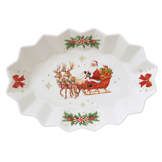 Блюдо овальное Christmas Heritage, 25х17 см