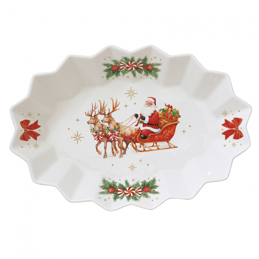 Блюдо овальное Christmas Heritage, 25х17 см
