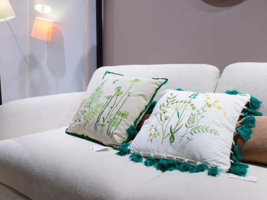 Подушка декоративная Meadow bloom из коллекции Ethnic, 45х45 см