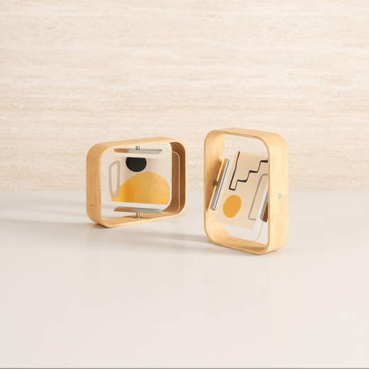 Фоторамка двусторонняя Bellwood,16х22 см, натуральное дерево