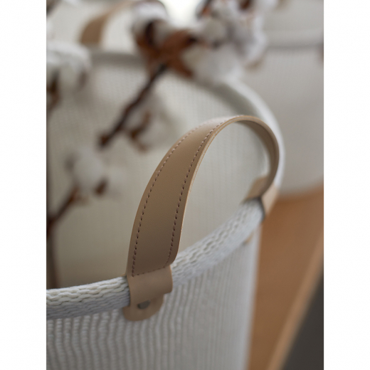 Корзина для хранения Sustainable collection, Ø27х25 см, молочная