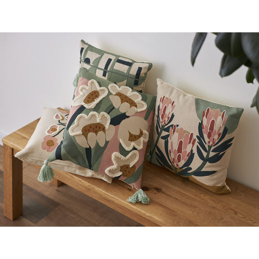 Подушка декоративная Southern flower из коллекции Ethnic, 45х45 см