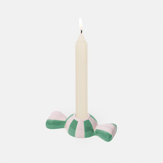 Подсвечник Funfair, 5,5х12х3 см, зеленый