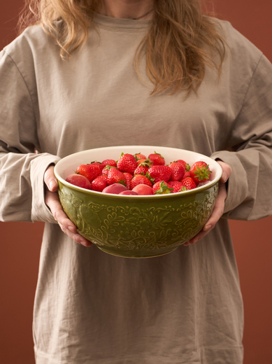 Миска English gardens, 3 л, травянисто-зеленая