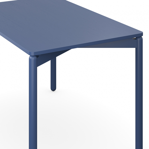 Стол обеденный Saga, 75х120 см, синий