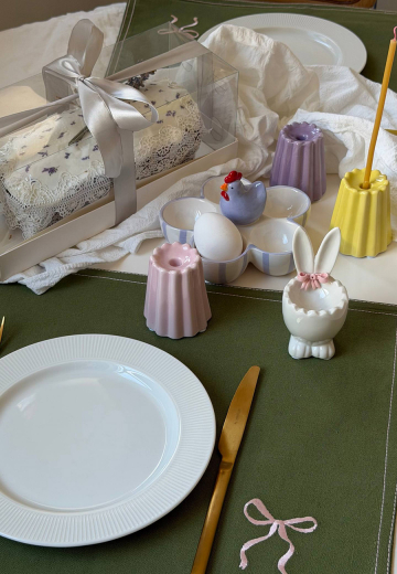 Набор подcвечников Canelé из коллекции Easter Essential, 3 шт.