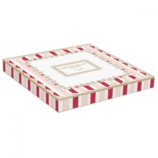 Блюдо для торта с лопаткой Flowery, 32 см