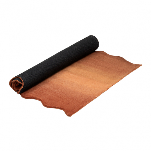 Ковер из шерсти Over Horizon терракотового цвета из коллекции Trendy Ruffles