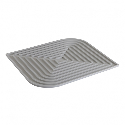 Коврик для сушки посуды Dry Flex, 34,5х31,5 см, графит