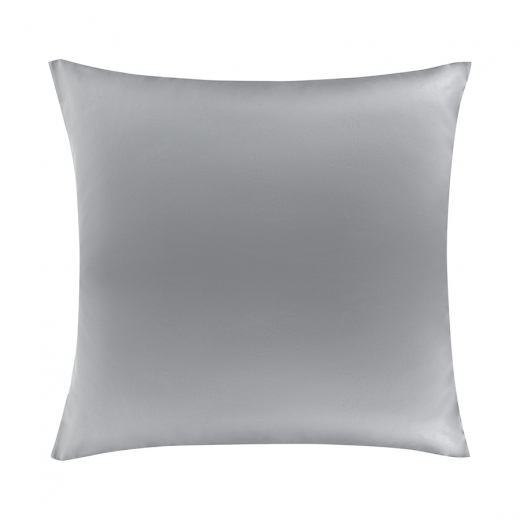 Набор наволочек из премиального сатина светло-серого цвета из коллекции Essential, 70х70 см