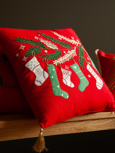 Чехол на подушку Winter wishes из коллекции New Year Essential, 45х45 см